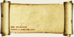 Jovana Pećanac vizit kartica